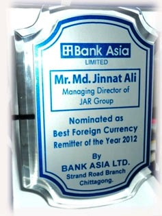 Bank Asia PLC & JAR Group